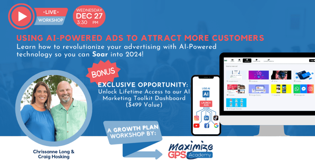 GPS Workshop #3: How To Use AI Powered Ads To Attract More Customers ...